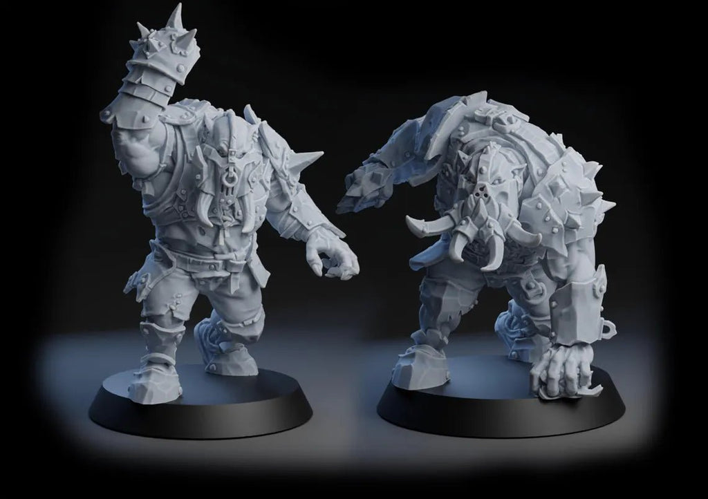 Pig Iron Pummelers Orc Football Team (20) - Tabletop Miniatures - ProxiesAU