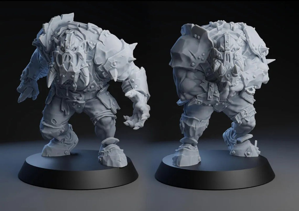 Pig Iron Pummelers Orc Football Team (20) - Tabletop Miniatures - ProxiesAU