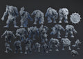 Pig Iron Pummelers Orc Football Team (20) - Tabletop Miniatures - ProxiesAU