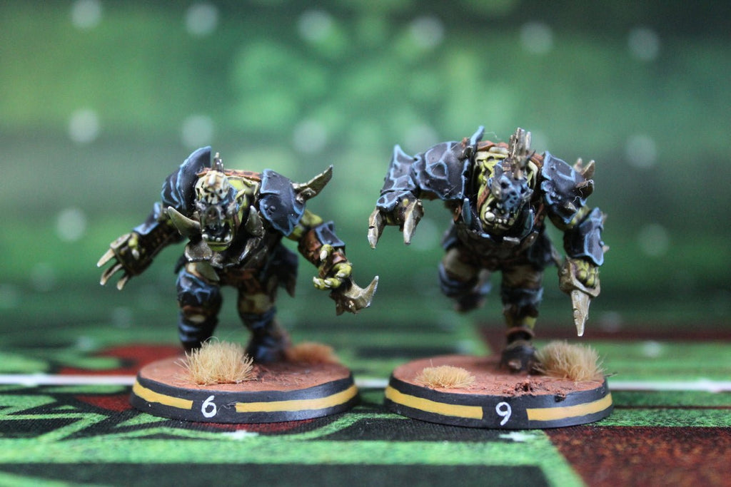 Pig Iron Pummelers Orc Football Team (20) - Tabletop Miniatures - ProxiesAU