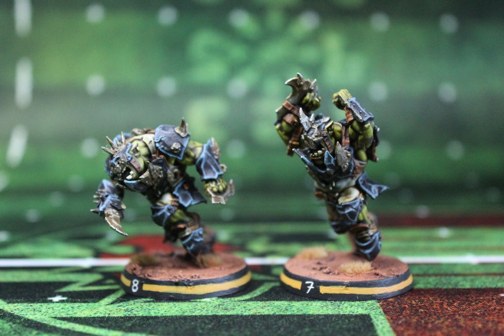 Pig Iron Pummelers Orc Football Team (20) - Tabletop Miniatures - ProxiesAU