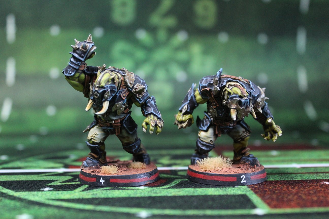 Pig Iron Pummelers Orc Football Team (20) - Tabletop Miniatures - ProxiesAU