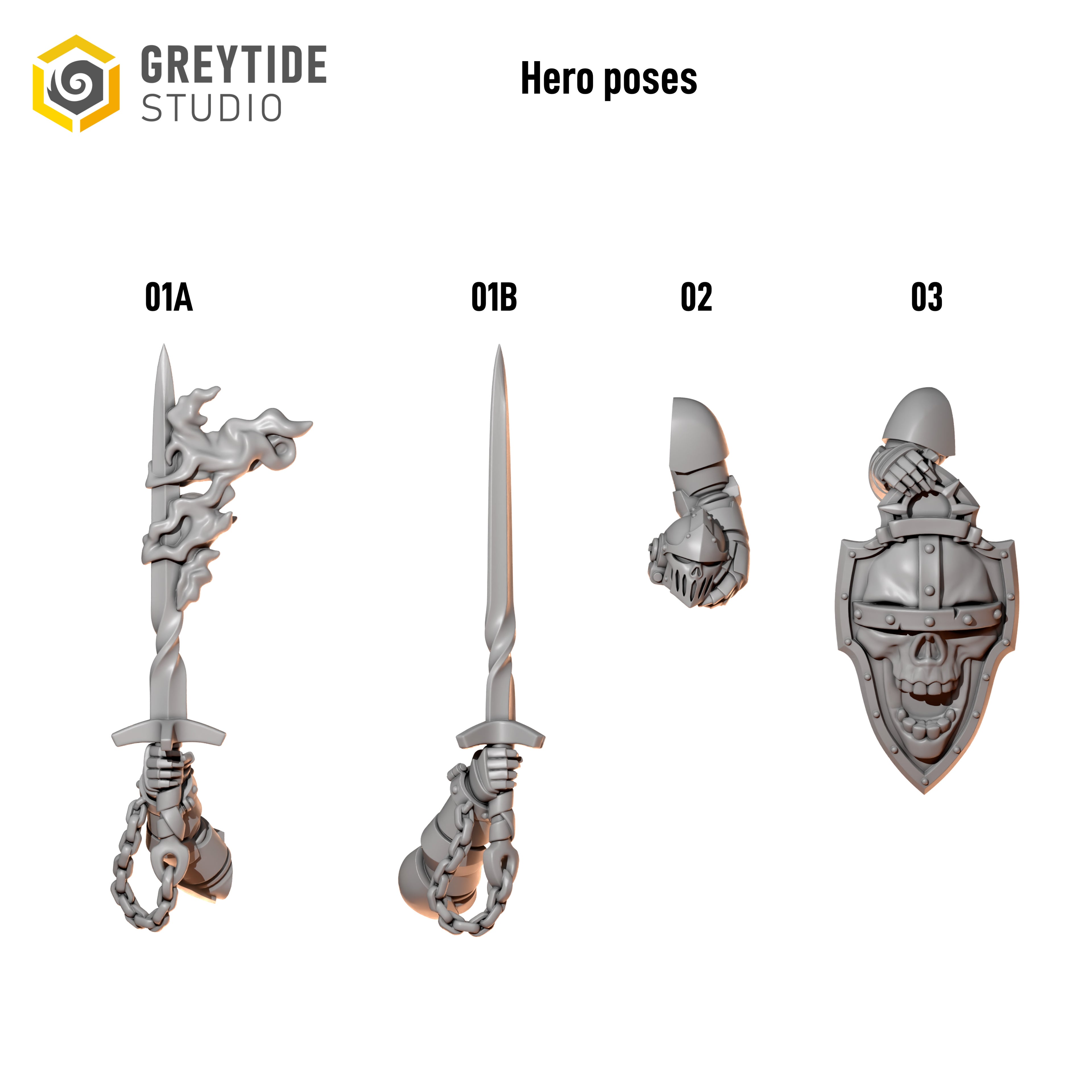 Cursed Company Hero Poses