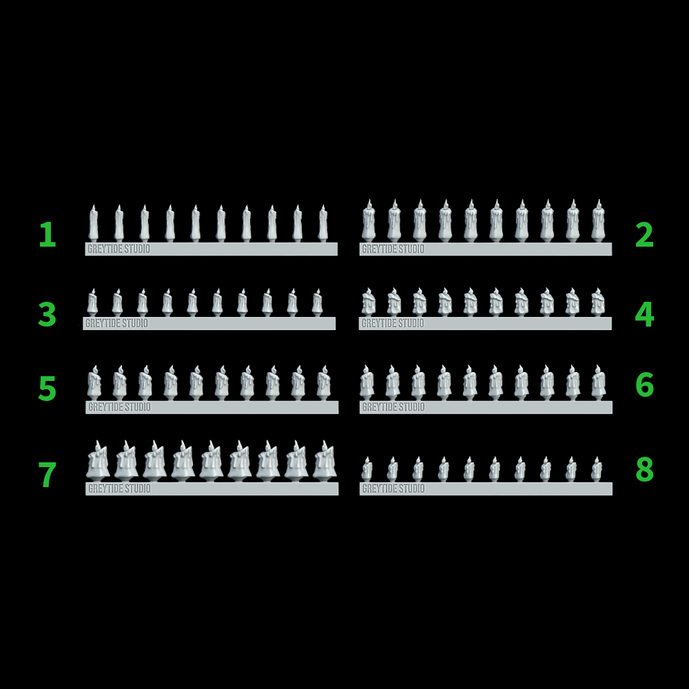 Eternal Pilgrim Candles (79pcs)