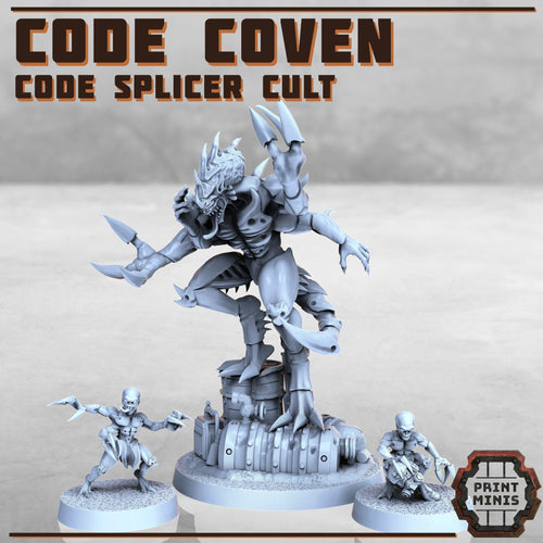 Code Splicer Cult - Coven Father (1) - Resin Miniatures - ProxiesAU