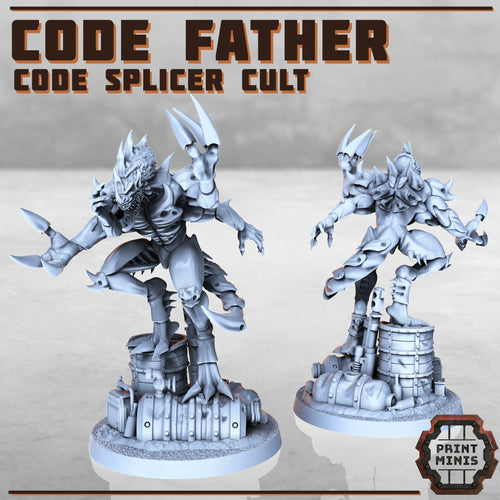 Code Splicer Cult - Coven Father (1) - Resin Miniatures - ProxiesAU