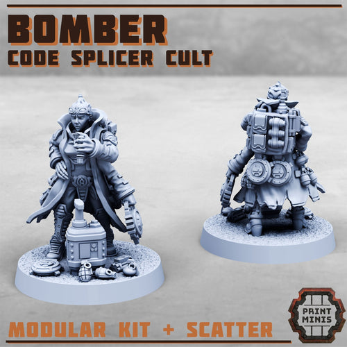 Code Splicer Cult - Bomber (1) - Tabletop Miniatures - ProxiesAU