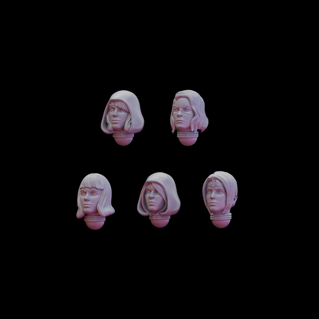 Battle Sister Martyr Heads (10)