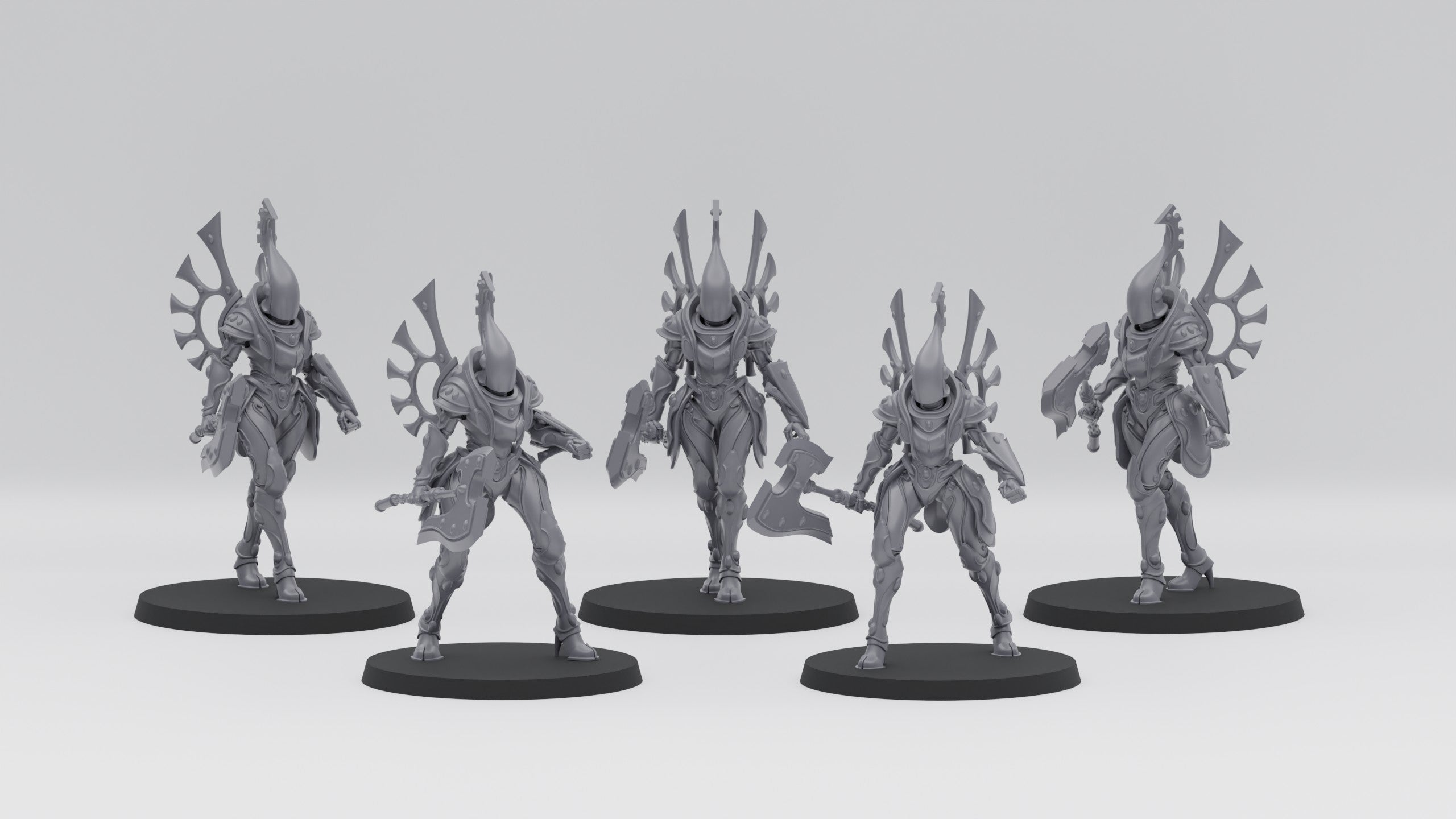 Space Elf Bone Wraiths (5)