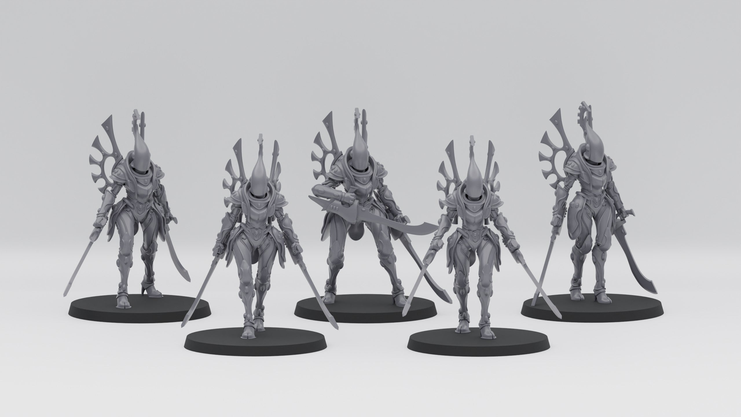 Space Elf Bone Wraiths (5)