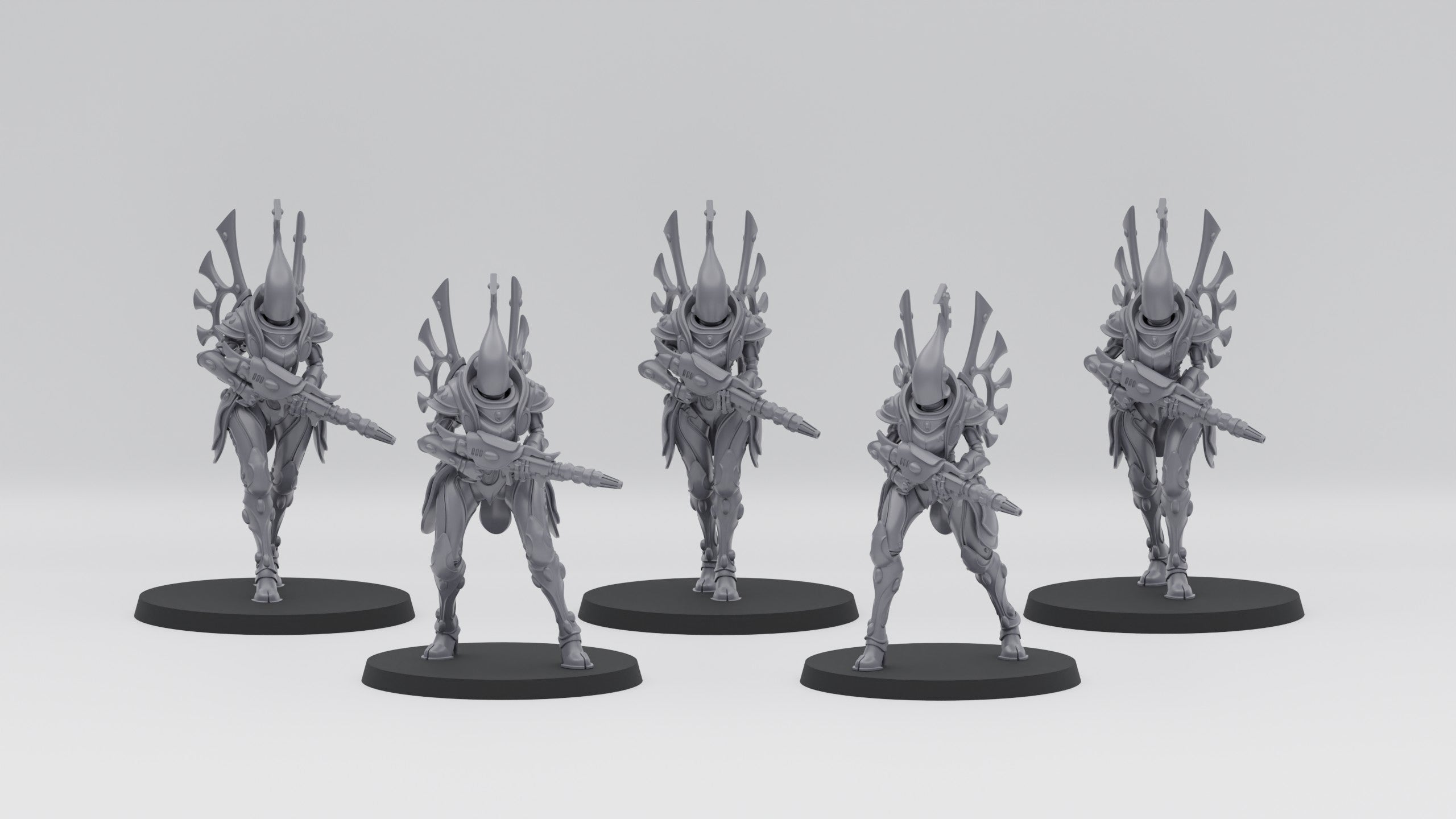 Space Elf Bone Wraiths (5)