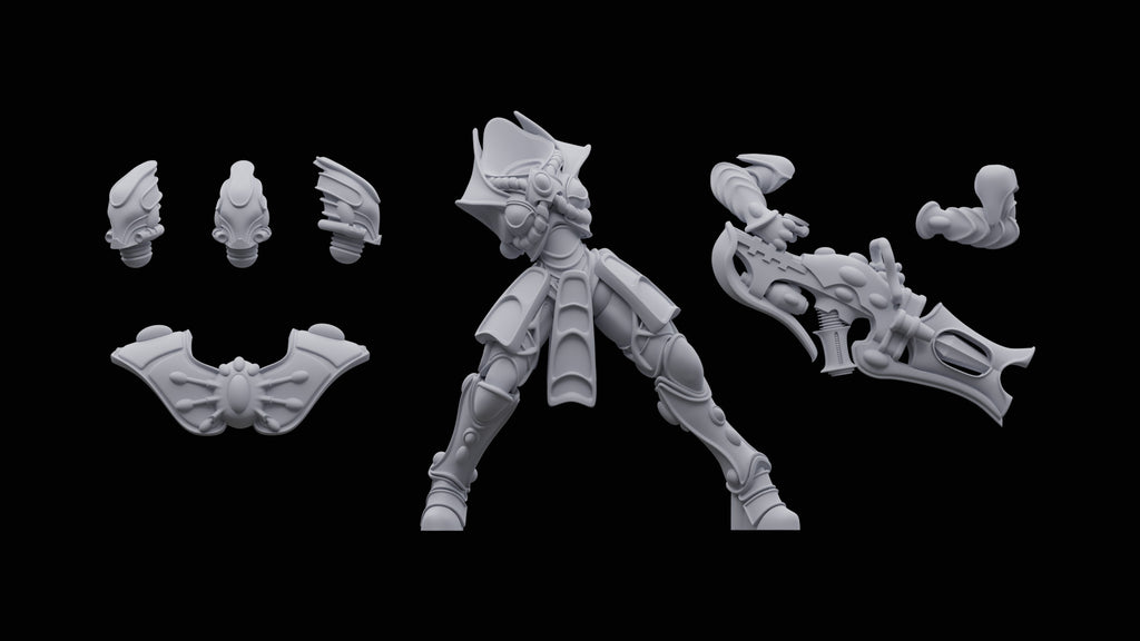 Space Elf Bone Arachnids (5)