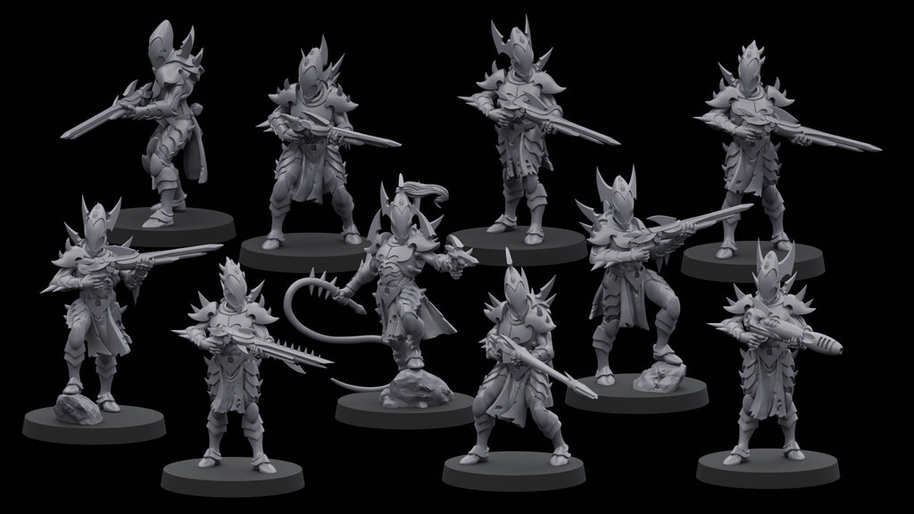 Dark Space Elves Cult Warriors (10)