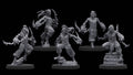 Dark Space Elves Etheric Blades (5) - Resin Miniatures - ProxiesAU