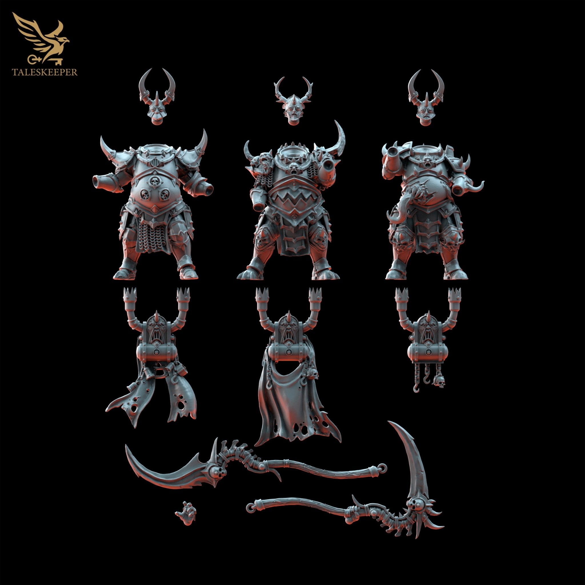 Decay Reapers (3) - Tabletop Miniatures - ProxiesAU
