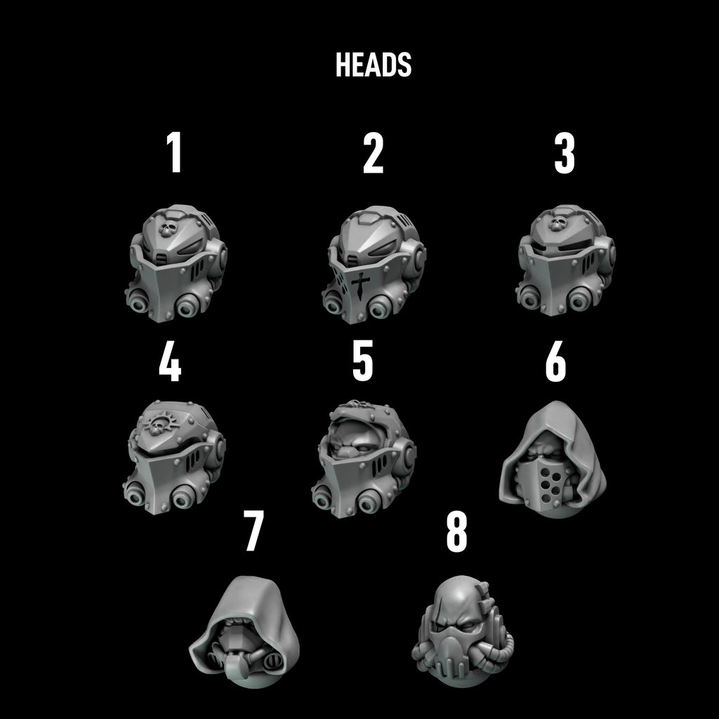 Eternal Pilgrim Big Heads (8pcs)