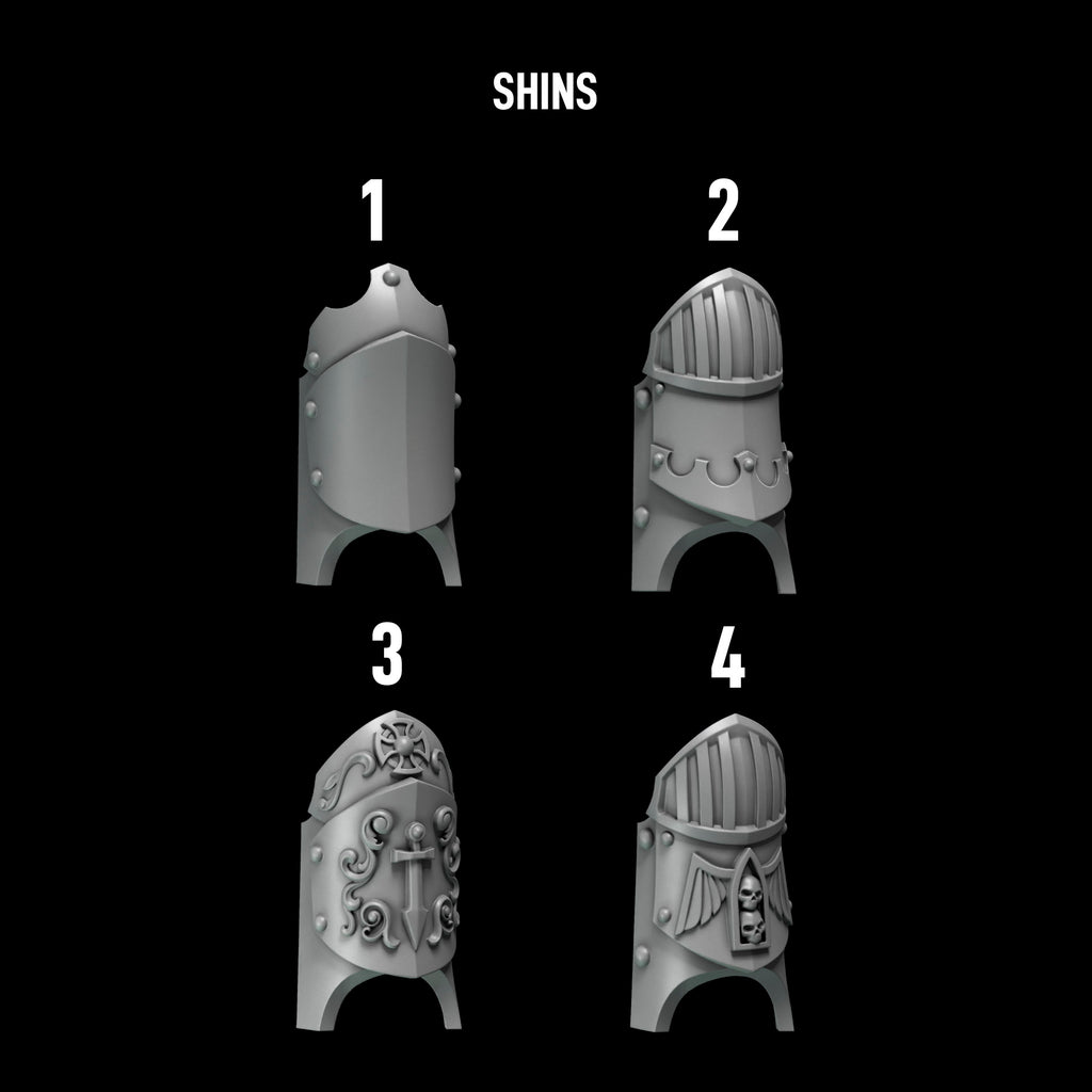Eternal Pilgrim Big Gorgets and Shins (9pcs)