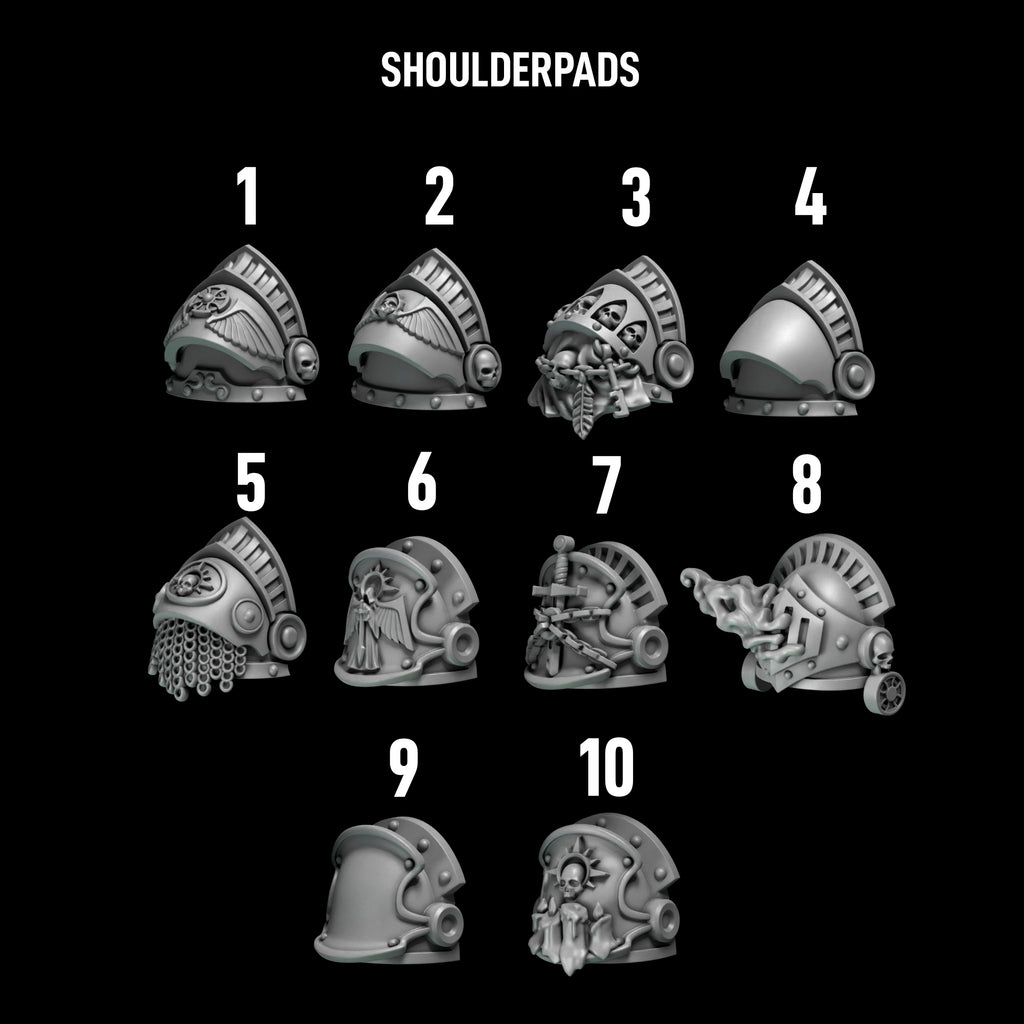 Eternal Pilgrim Big Shoulder Pads (10pcs)