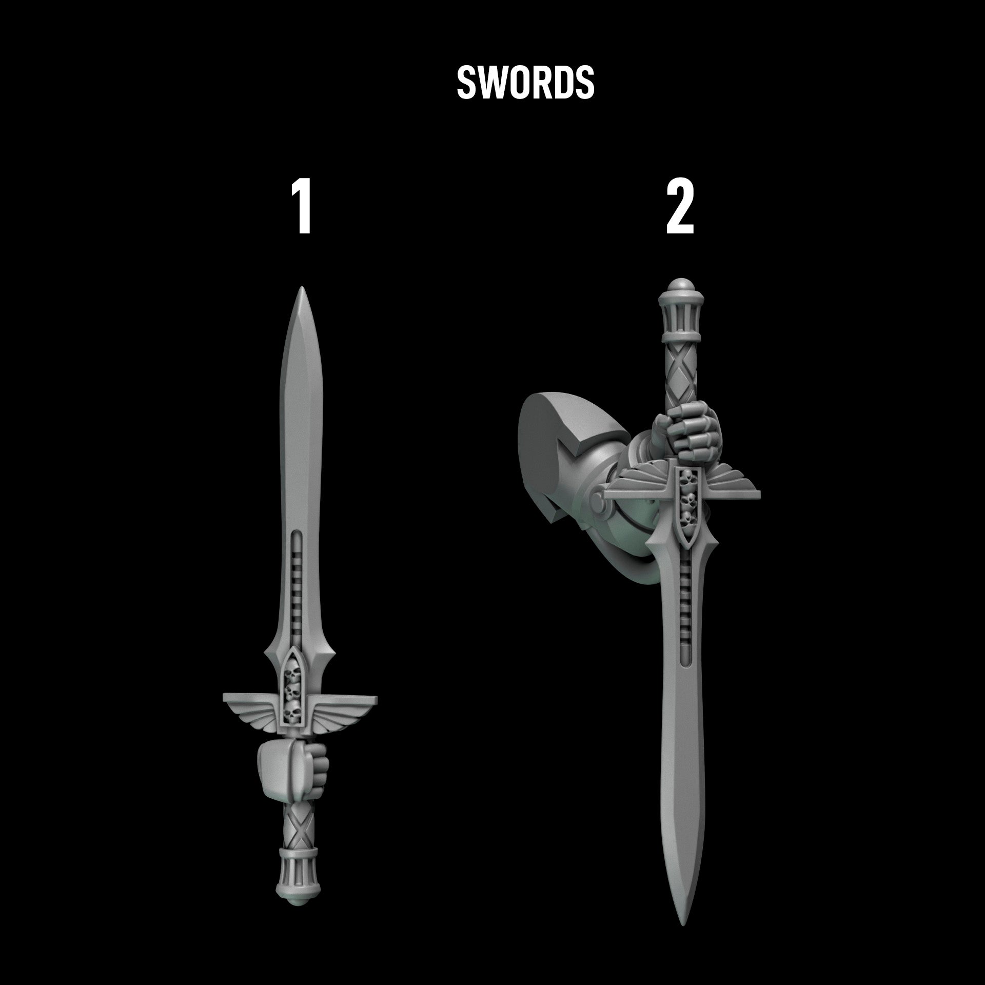 Eternal Pilgrim Big Sword and Maul Pack (4pcs)
