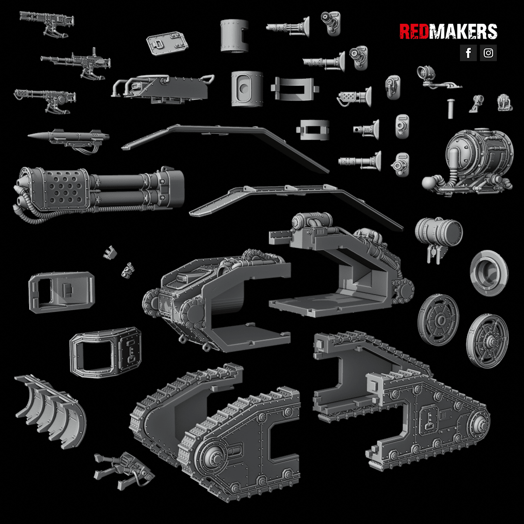 Firestorm Solar Heavy Tank (1) - Tabletop Miniatures - ProxiesAU