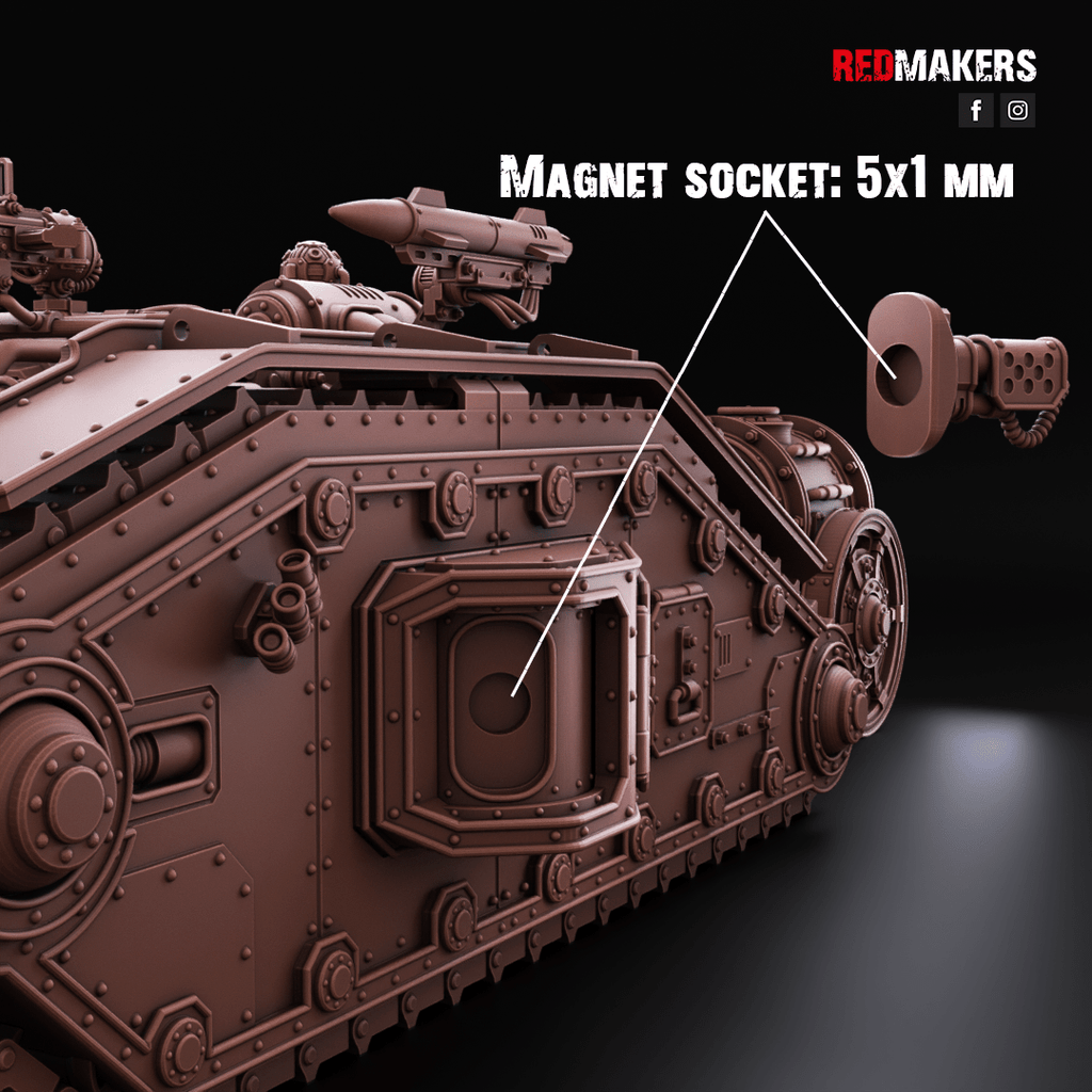 Firestorm Solar Heavy Tank (1) - Tabletop Miniatures - ProxiesAU
