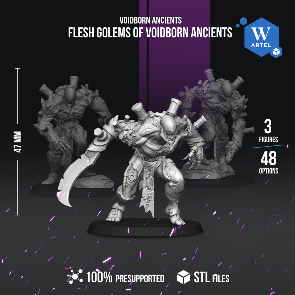 Dark Space Elves Flesh Golems (3)