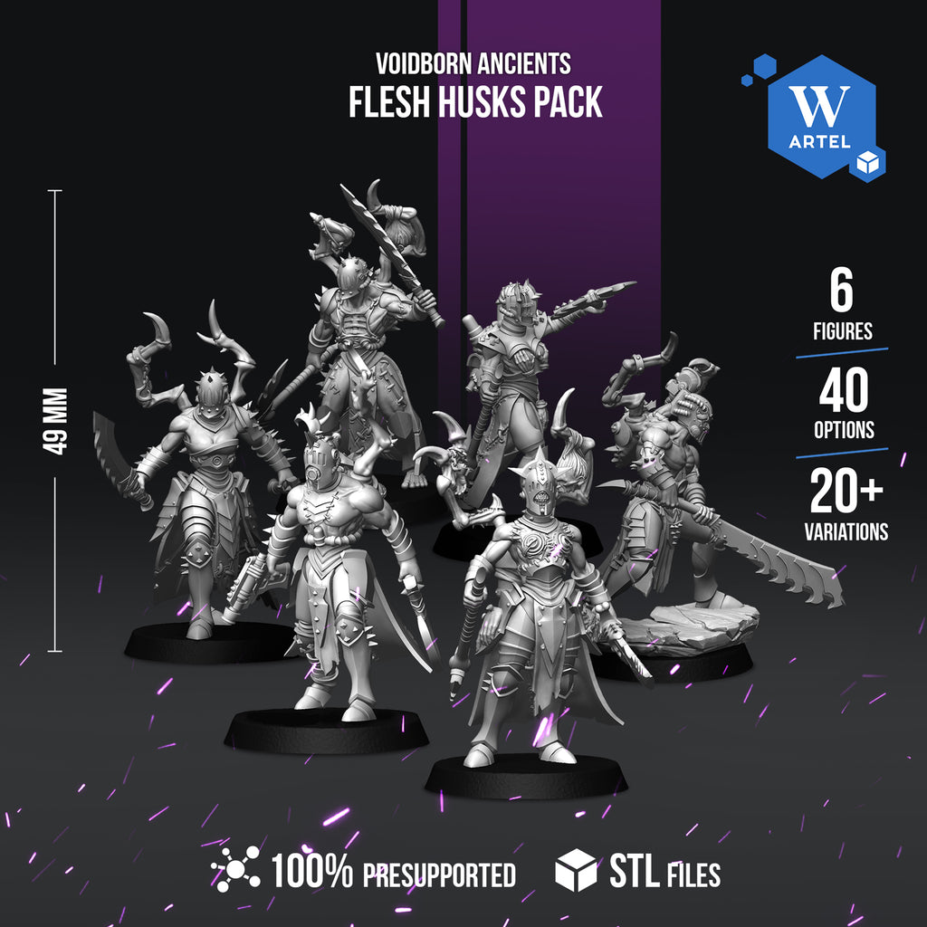 Dark Space Elves Flesh Husks Pack (6)