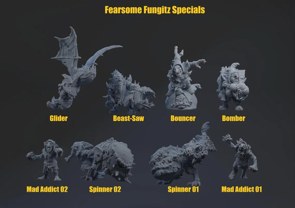 Fearsome Fungal Goblins Football Team (27) - Tabletop Miniatures - ProxiesAU