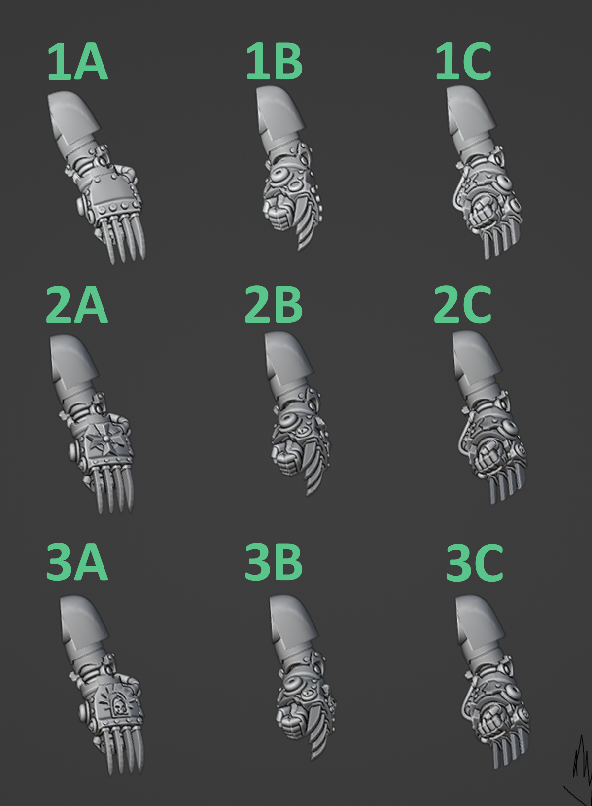 Eternal Pilgrim Big Claws (9pcs)