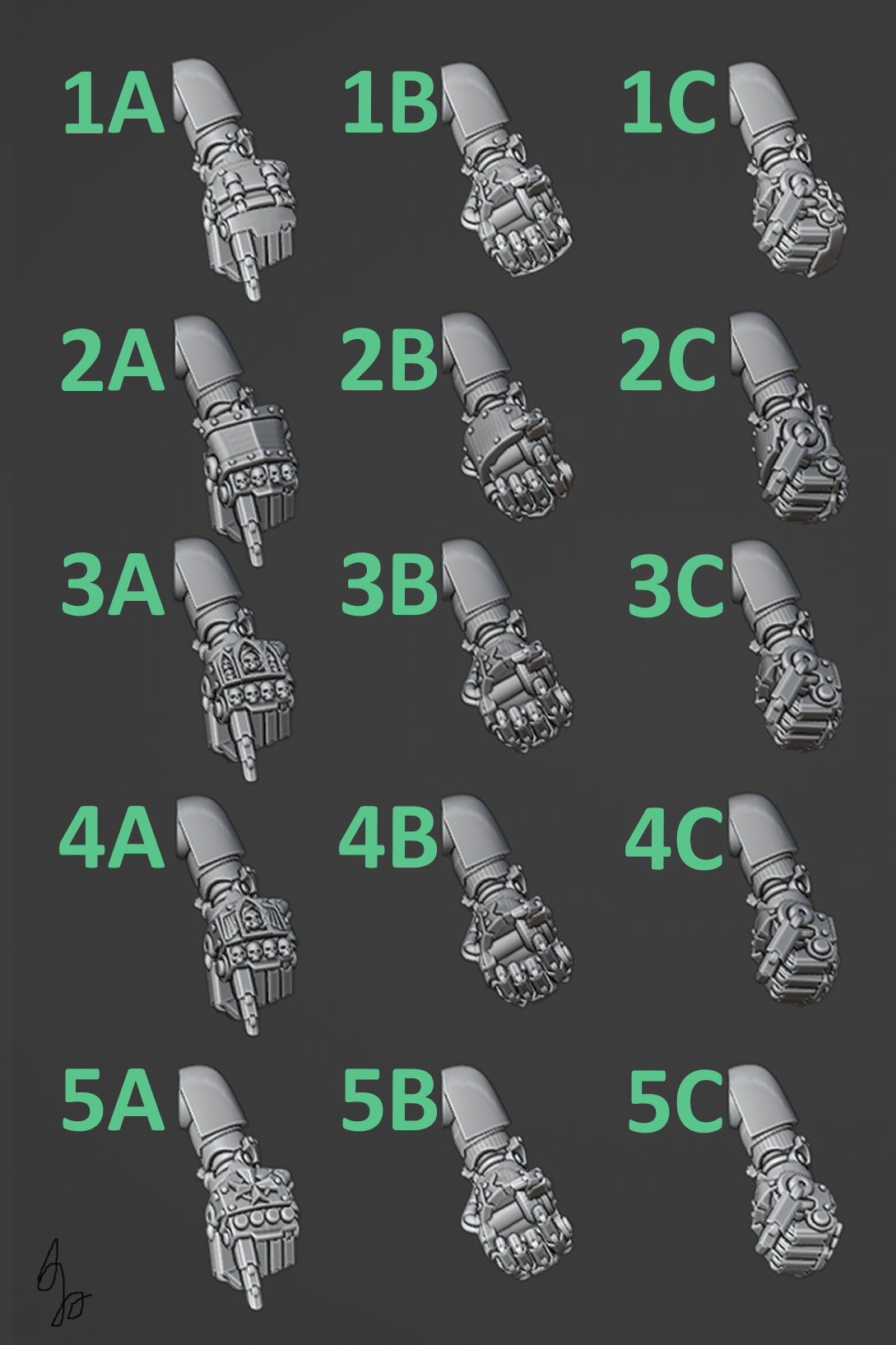 Eternal Pilgrim Big Fists (15pcs)