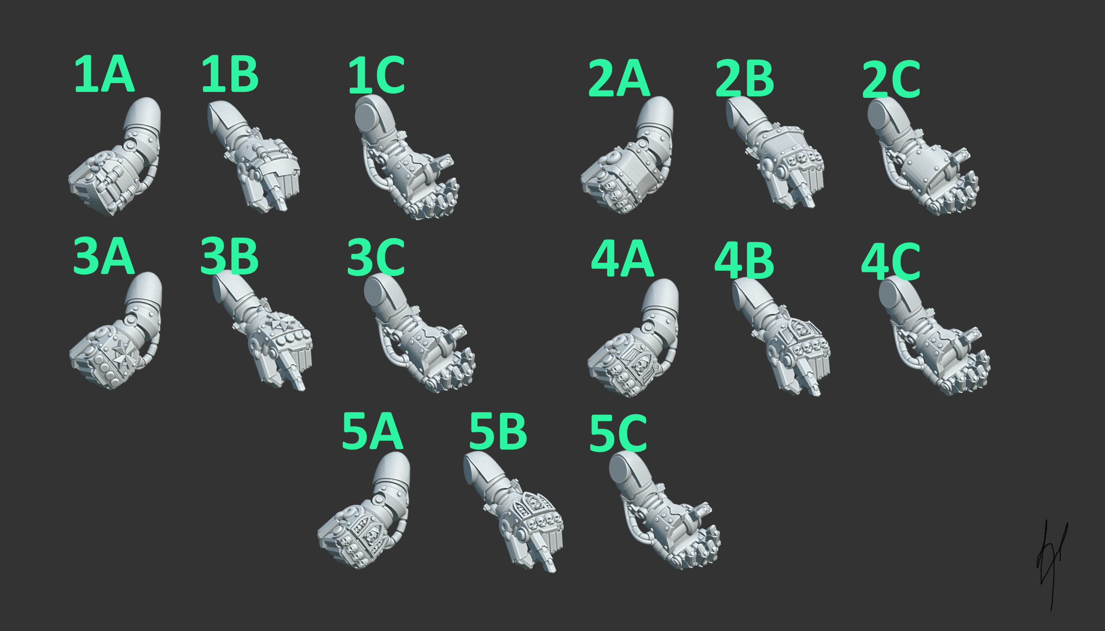 Eternal Pilgrim Fists (15pcs)