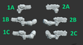 Eternal Pilgrim Pistol Guns (6pcs)