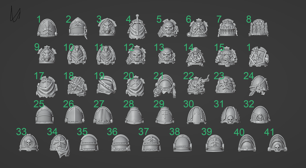 Eternal Pilgrim Shoulder Pads