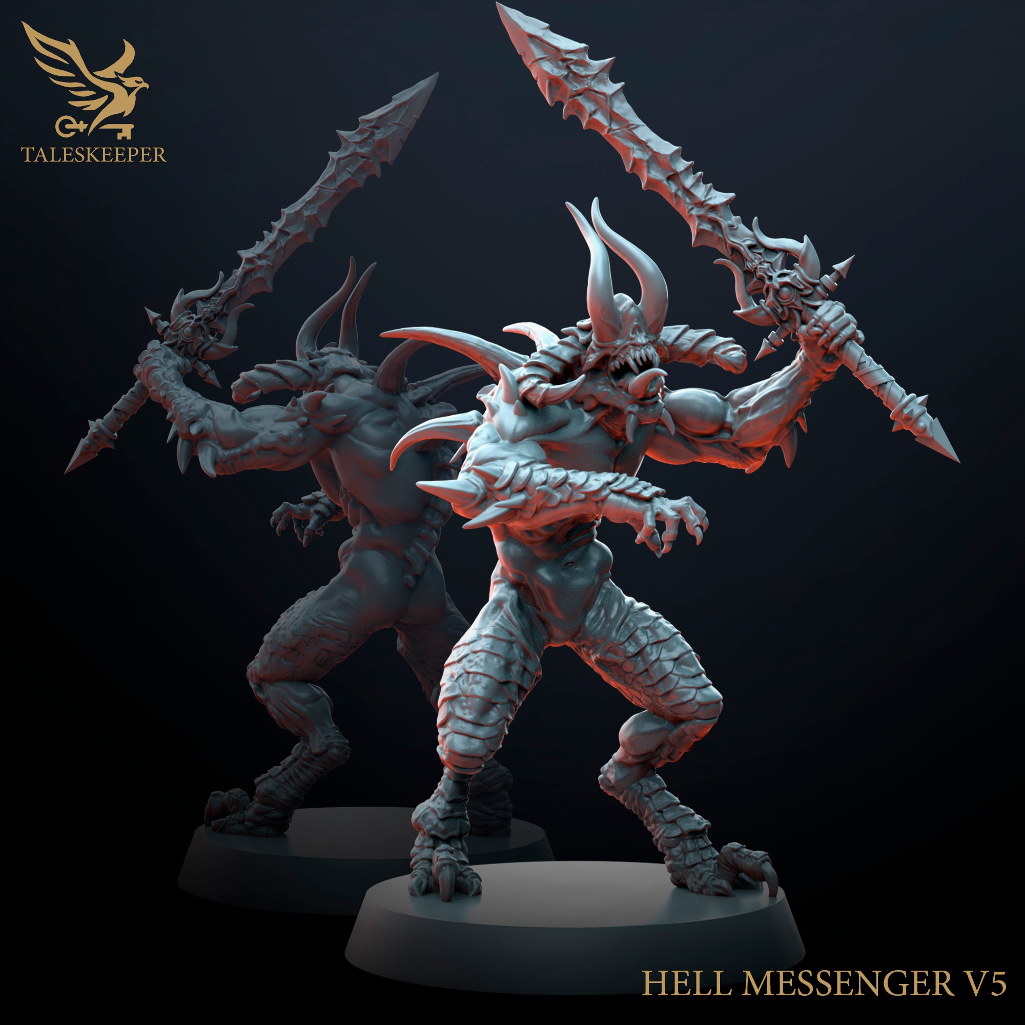 Hell Messengers - Set 1 (6) - Tabletop Miniatures - ProxiesAU