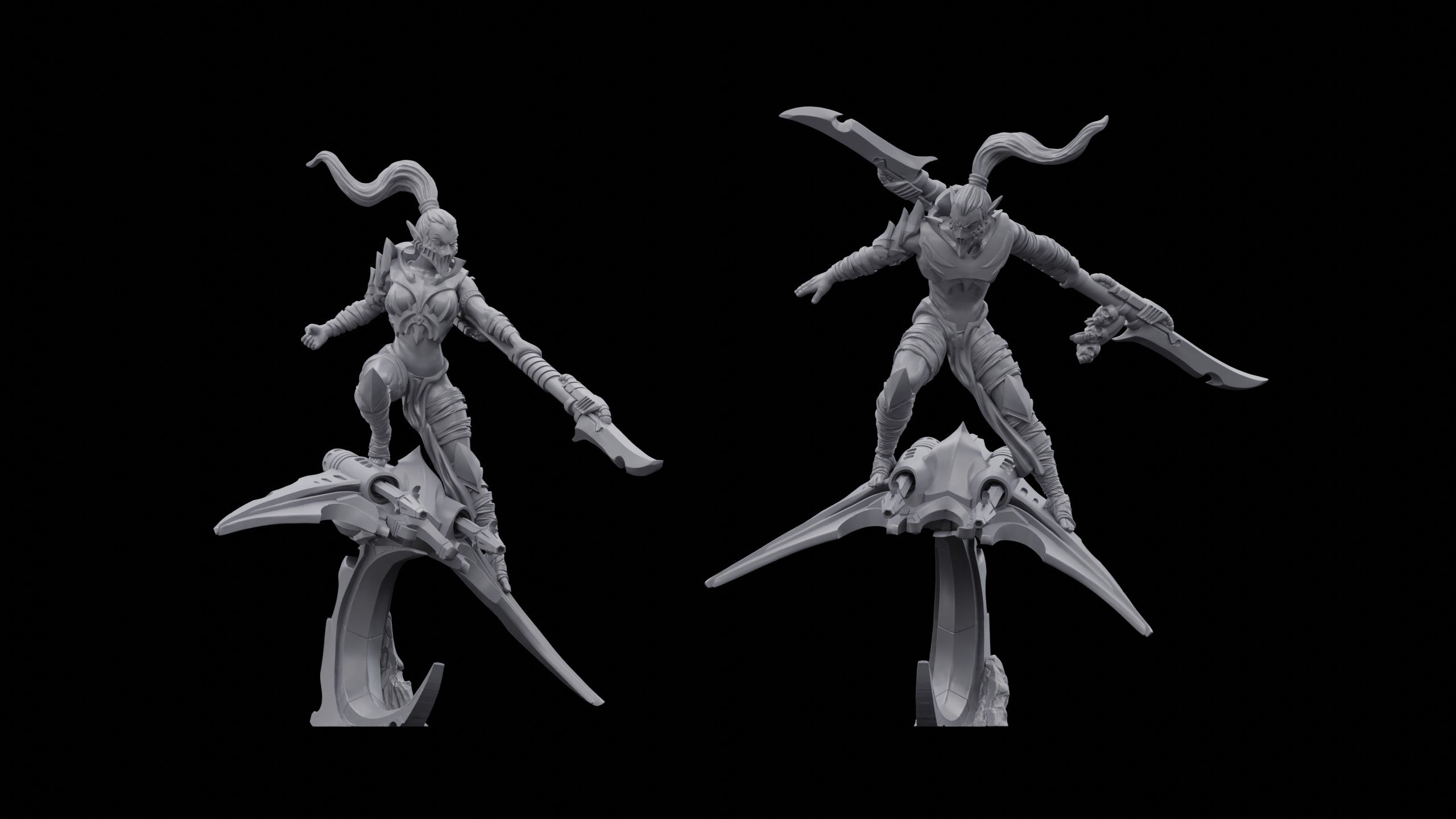 Dark Space Elf Cutters (5)