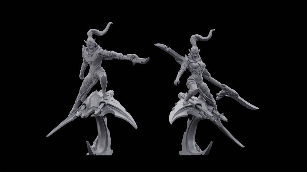 Dark Space Elf Cutters (5)