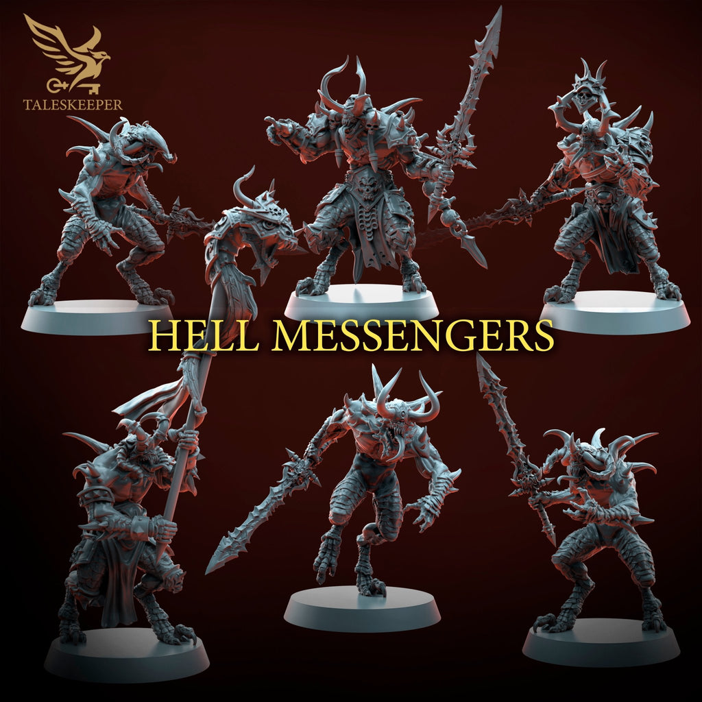 Hell Messengers - Set 2 (6) - Tabletop Miniatures - ProxiesAU
