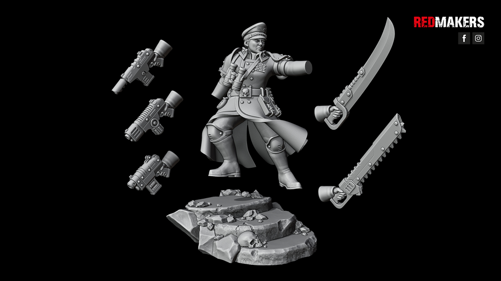 Imperium Female Officer Shock Troops (1)