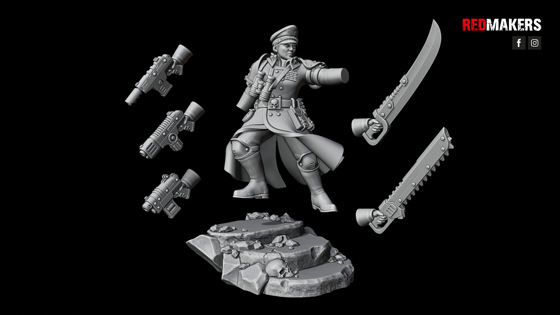 Imperium Female Officer Shock Troops (1)
