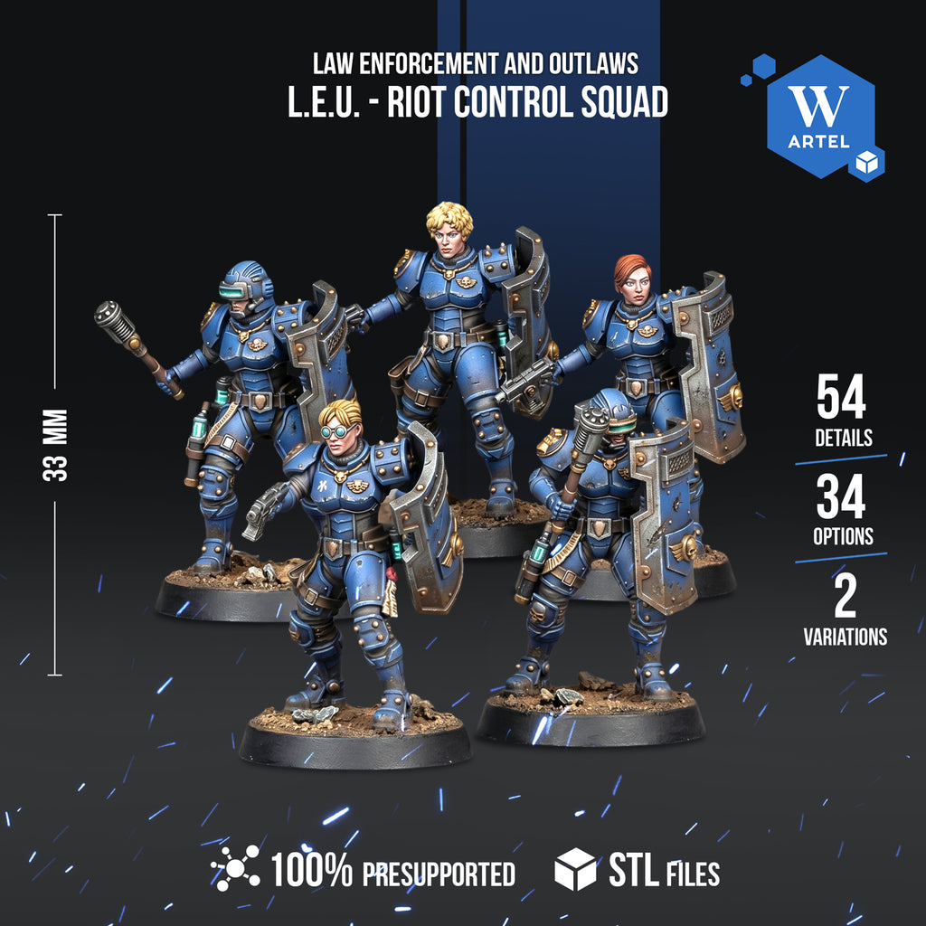 L.E.U. Riot Control Squad (5)