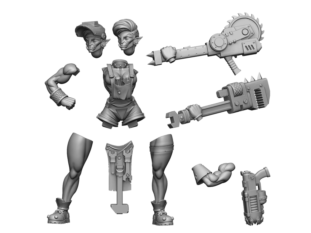 Space Orc - Lady Mechbat