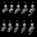 Primal Hounds Big Fists (5) - Resin Bits - ProxiesAU
