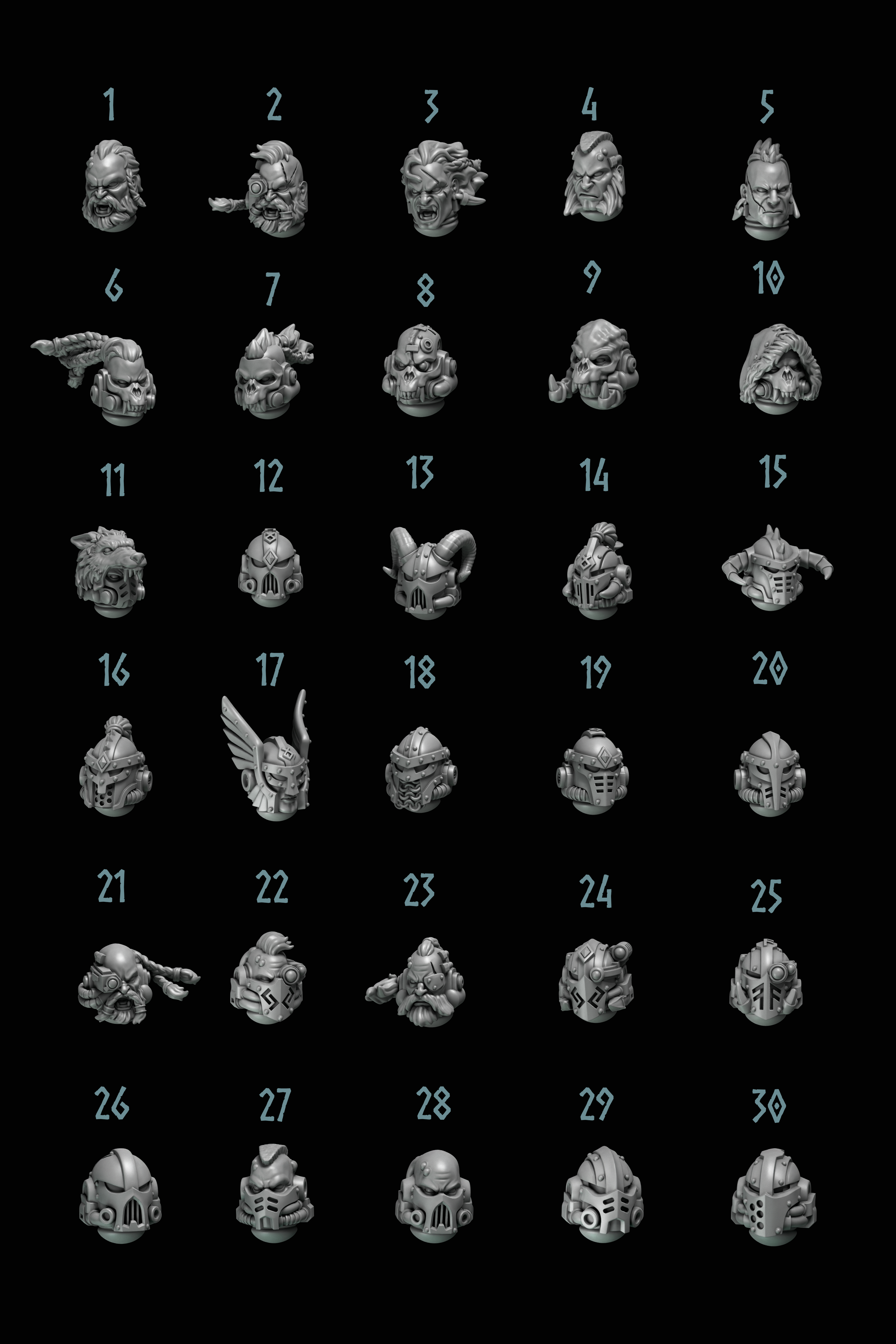 Primal Hounds Heads (30)