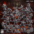 Demon Warriors Football Team (17) - Resin Miniatures - ProxiesAU