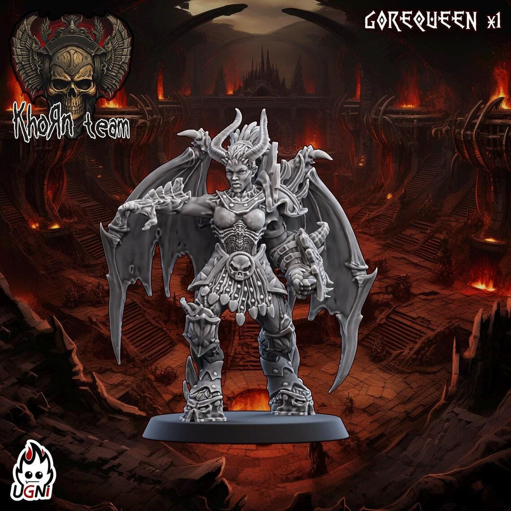 Demon Warriors Football Team (17) - Resin Miniatures - ProxiesAU