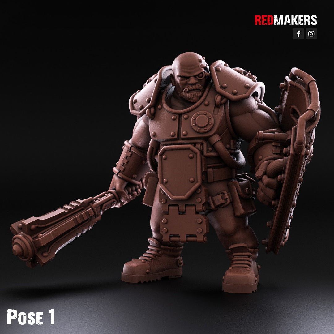 Imperial Force Abhuman Armored Giants Squad (5)