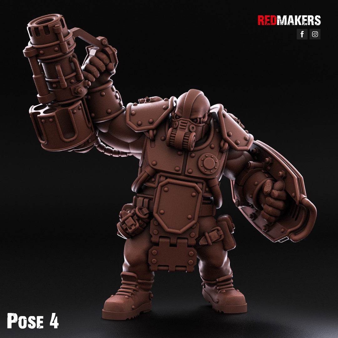Imperial Force Abhuman Armored Giants Squad (5)