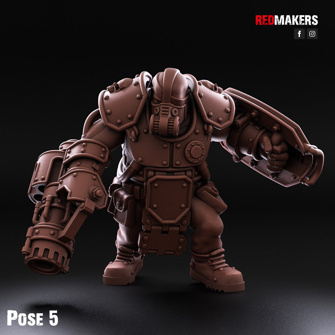 Imperial Force Abhuman Armored Giants Squad (5)
