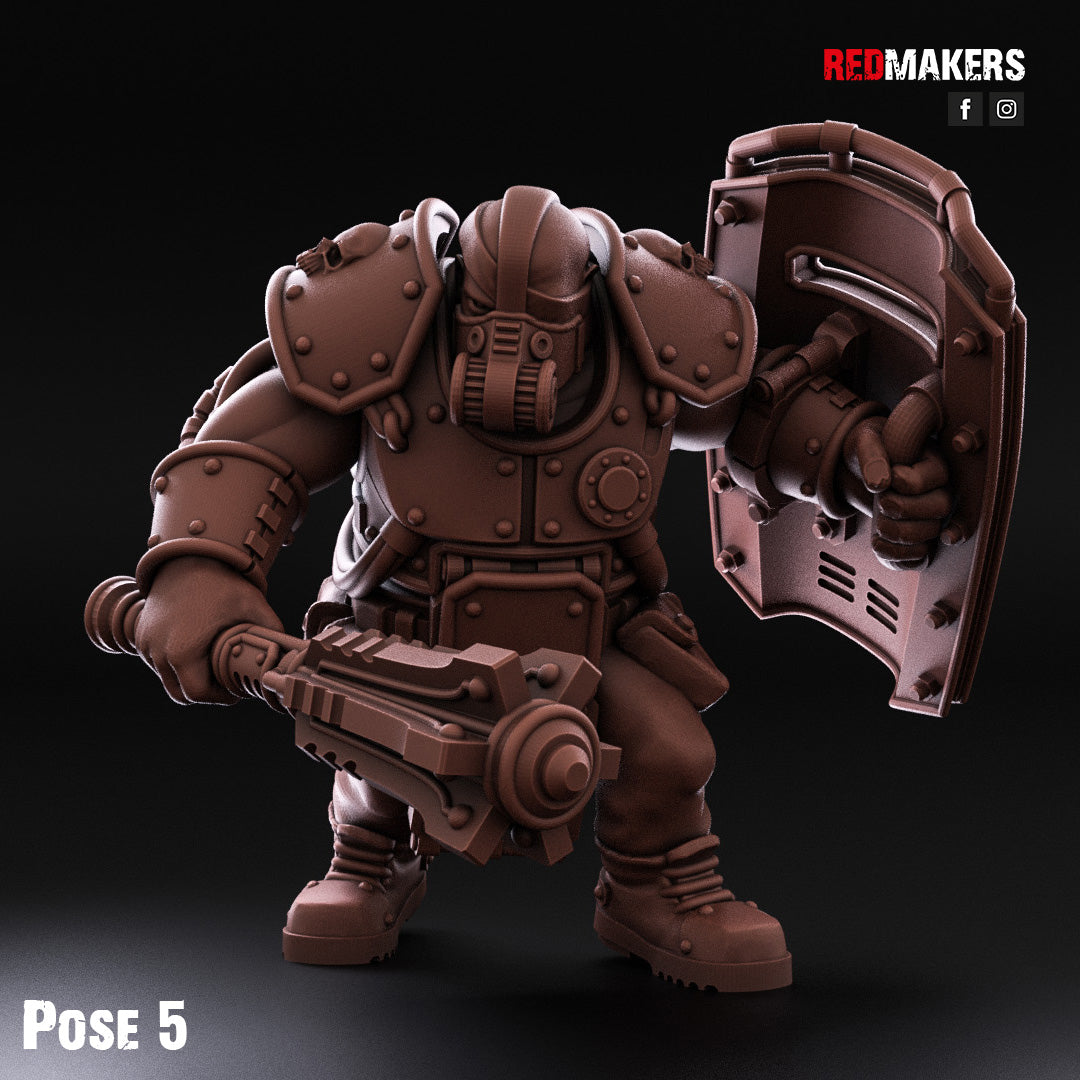 Imperial Force Abhuman Armored Giants Squad (5)