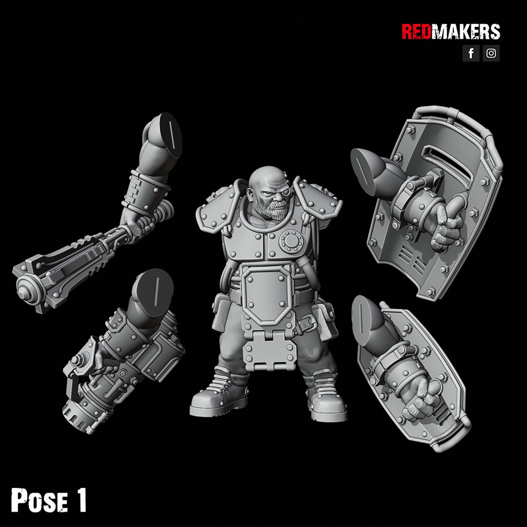 Imperial Force Abhuman Armored Giants Squad (5)